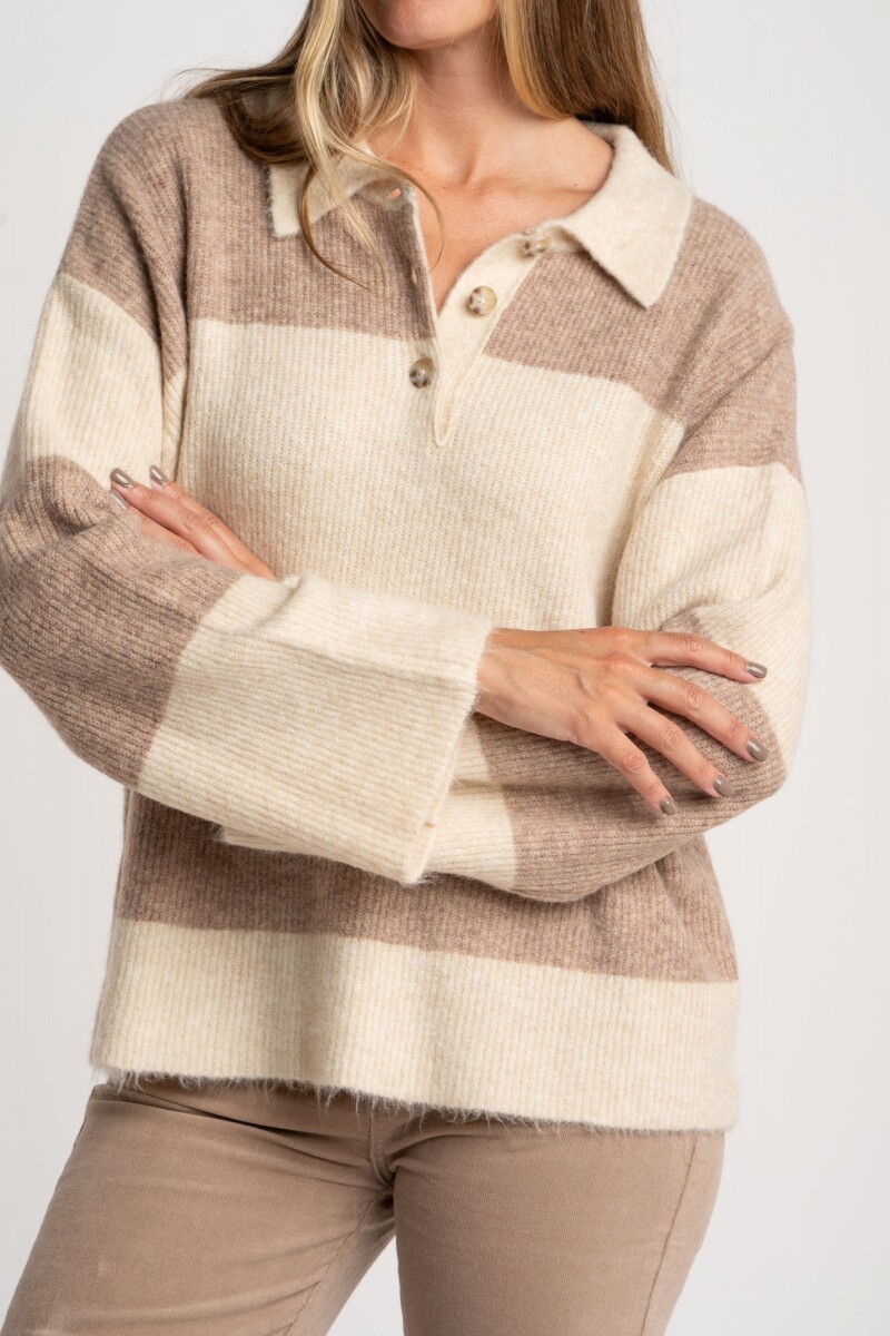 Sweater Polo Mocha