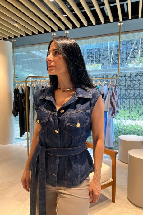 Chaleco Jeans Arlet Azul