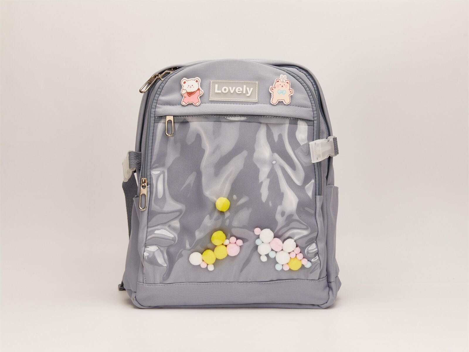 MOCHILA DE DIBUJOS ANIMADOS PARA ESTUDIANTES (AZUL) 