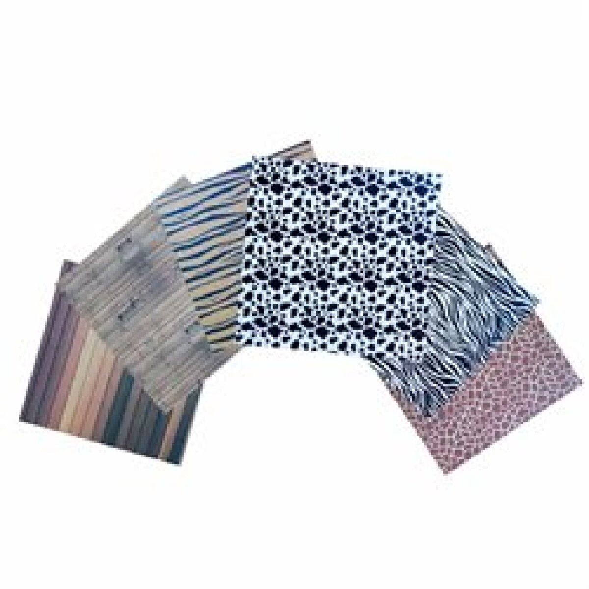 Papel Maqueta 10x10 Cm 18 Hojas Doble Faz. 