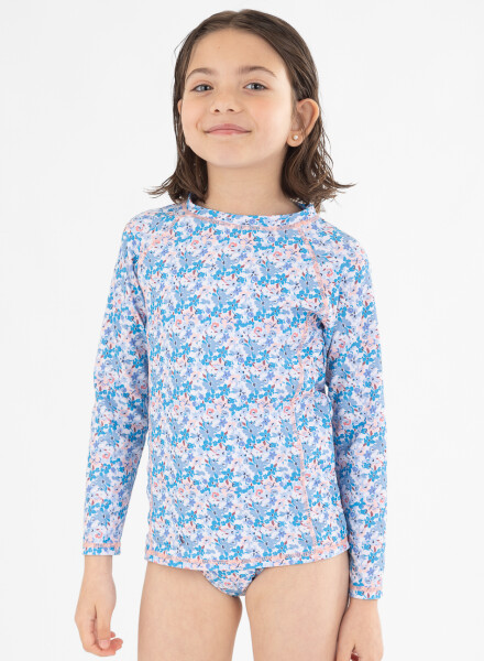 Tshirt manga larga 4-16a Flores