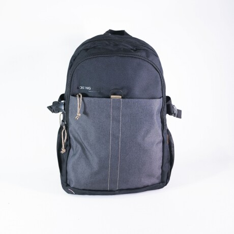 Mochila Matias Negra con gris