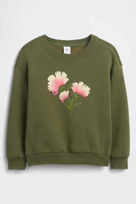 Buzo Deportivo Toddler Niña Army Jacket Green