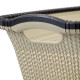 Canasto para ropa símil ratan 40 litros BEIGE