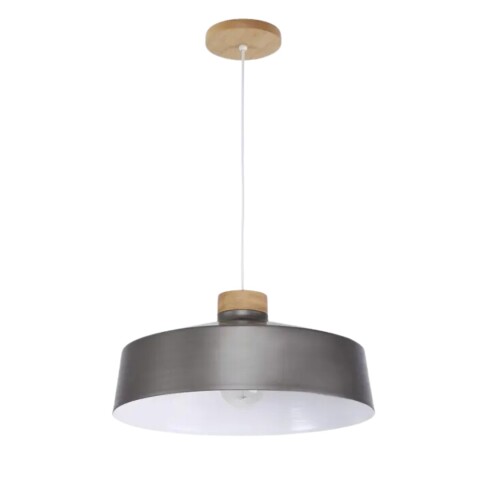 COLGANTE 1L E27 VIBRANCE METALIZADO GRIS D45,5CM COLGANTE 1L E27 VIBRANCE METALIZADO GRIS D45,5CM