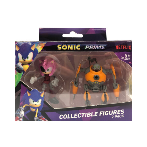 Pack x 2 Muñecos Infantiles Sonic Personajes Surtidos 6 cm U