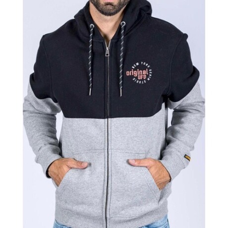 Canguro para hombre combinado con cierre UFO Racing Gris Gris