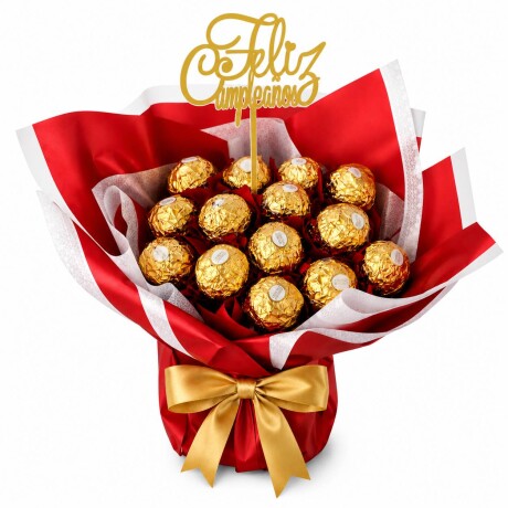 Ramo de Ferrero Rocher para Cumpleaños Ramo de Ferrero Rocher para Cumpleaños