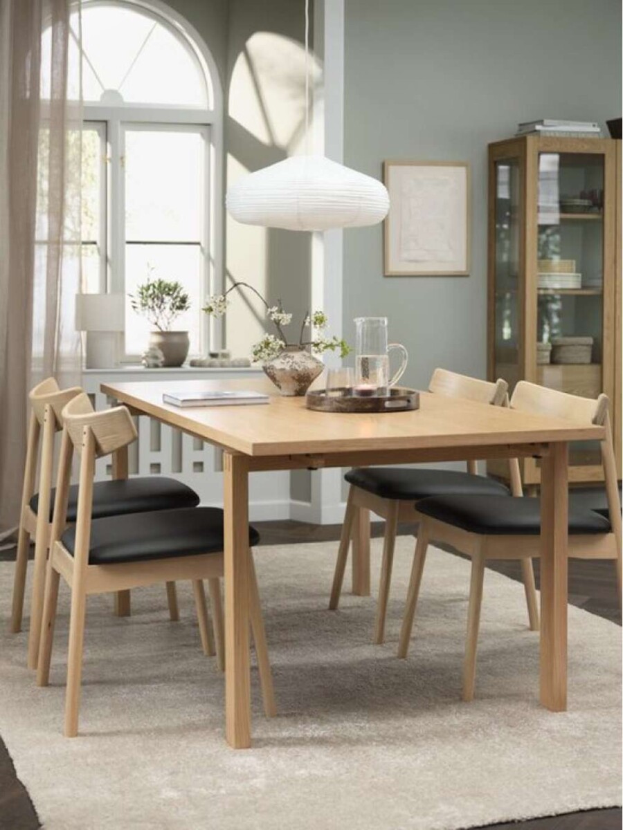 Mesa De Comedor Mejlskov 90X180 - Roble Natural 