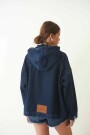 Campera denim Jardim Azul