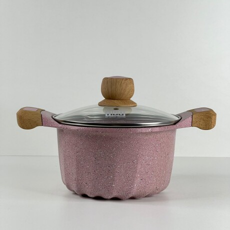Olla Aluminio Fundido Presión Revestimiento Granito Tapa Vidrio 20cm Olla Aluminio Fundido Presión Revestimiento Granito Tapa Vidrio 20cm