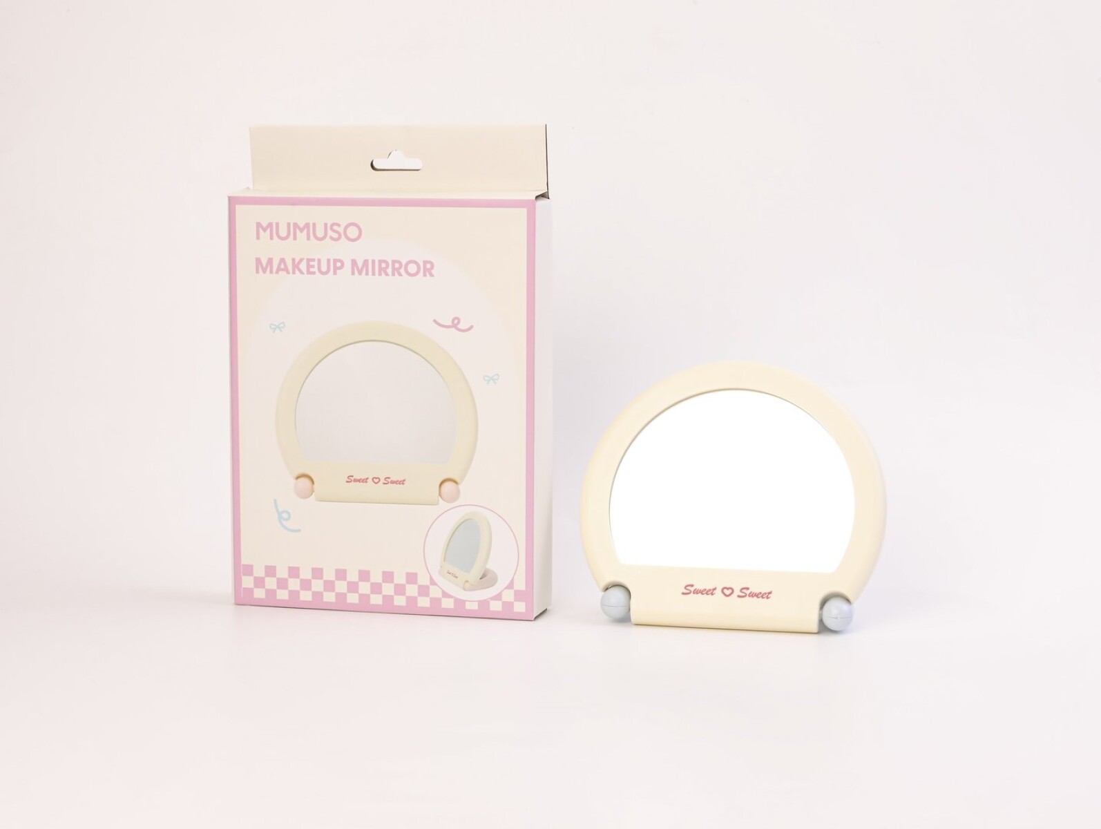 ESPEJO DE ESCRITORIO CON FORMA DE BOLSO ESTILO INSTAGRAM (AZUL) 