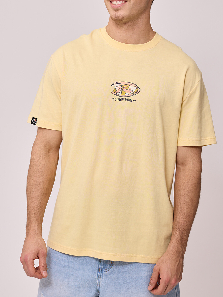 T-SHIRT MUNKE RUSTY - Amarillo 