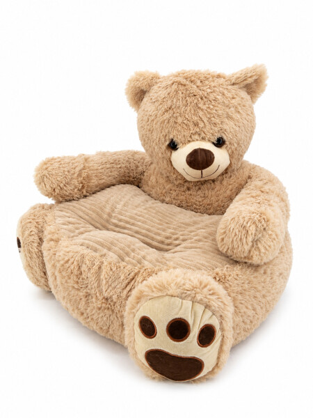 ALMOHADON DE PELUCHE MARRON