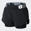Short New Balance 2 IN 1 Negro