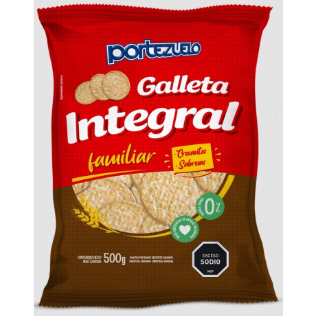 GALLETA PORTEZUELO 500G INTEGRAL GALLETA PORTEZUELO 500G INTEGRAL