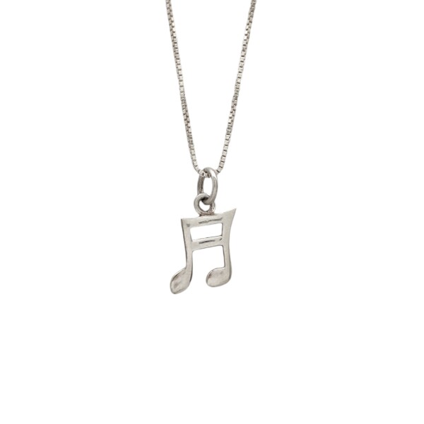 Conjunto Nota musical- Plata 925 - Sin Piedra- CJ3006 Sinpiedra