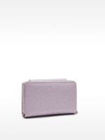 Cartera Con Grabado Animal violeta