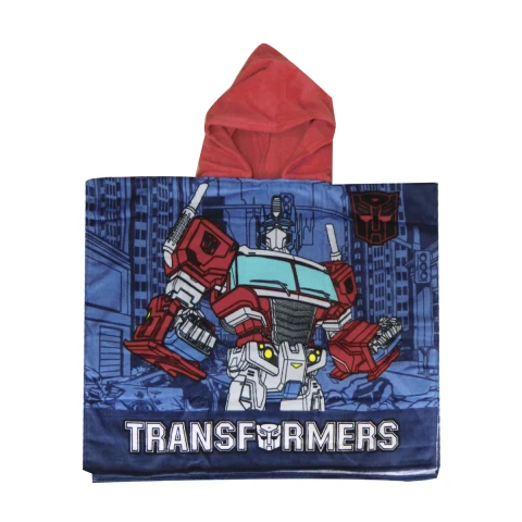 Bata Poncho de Baño Infantil Transformers U