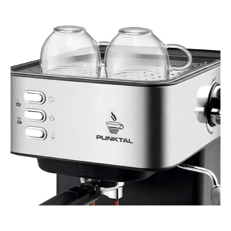 Cafetera Expresso Punktal de 15 bares 850W para 2 tazas Cafetera Expresso Punktal de 15 bares 850W para 2 tazas