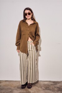 Camisa Lino Oliva