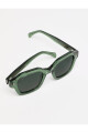 Lentes Tiwi Carole Acetate Crystal Green With Green Lenses