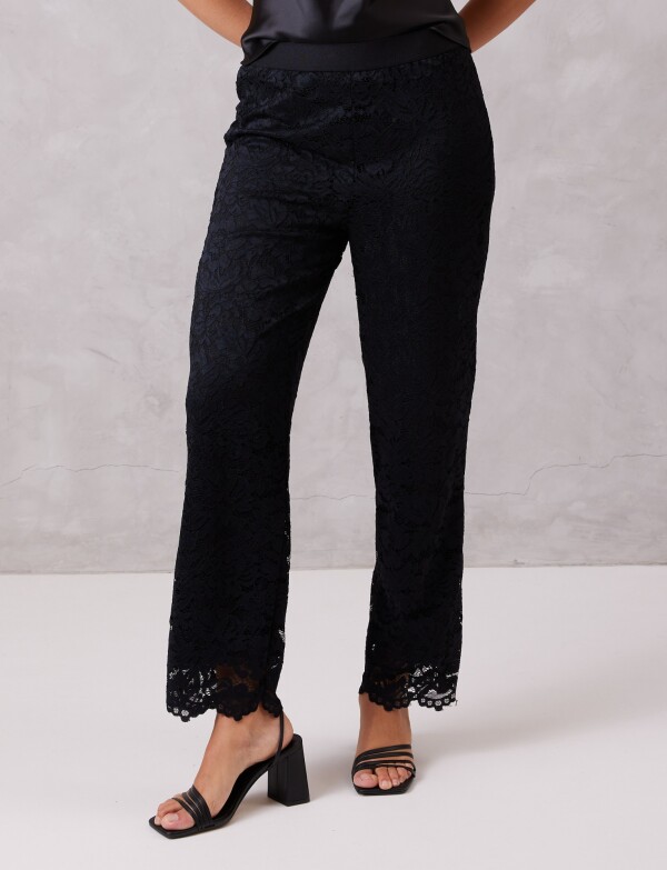 Pantalon Encaje NEGRO