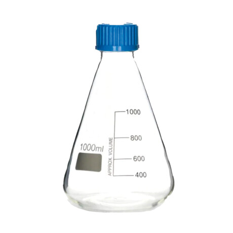 Matraz Erlenmeyer Con TAPA ROSCA 250ml Matraz Erlenmeyer Con TAPA ROSCA 250ml