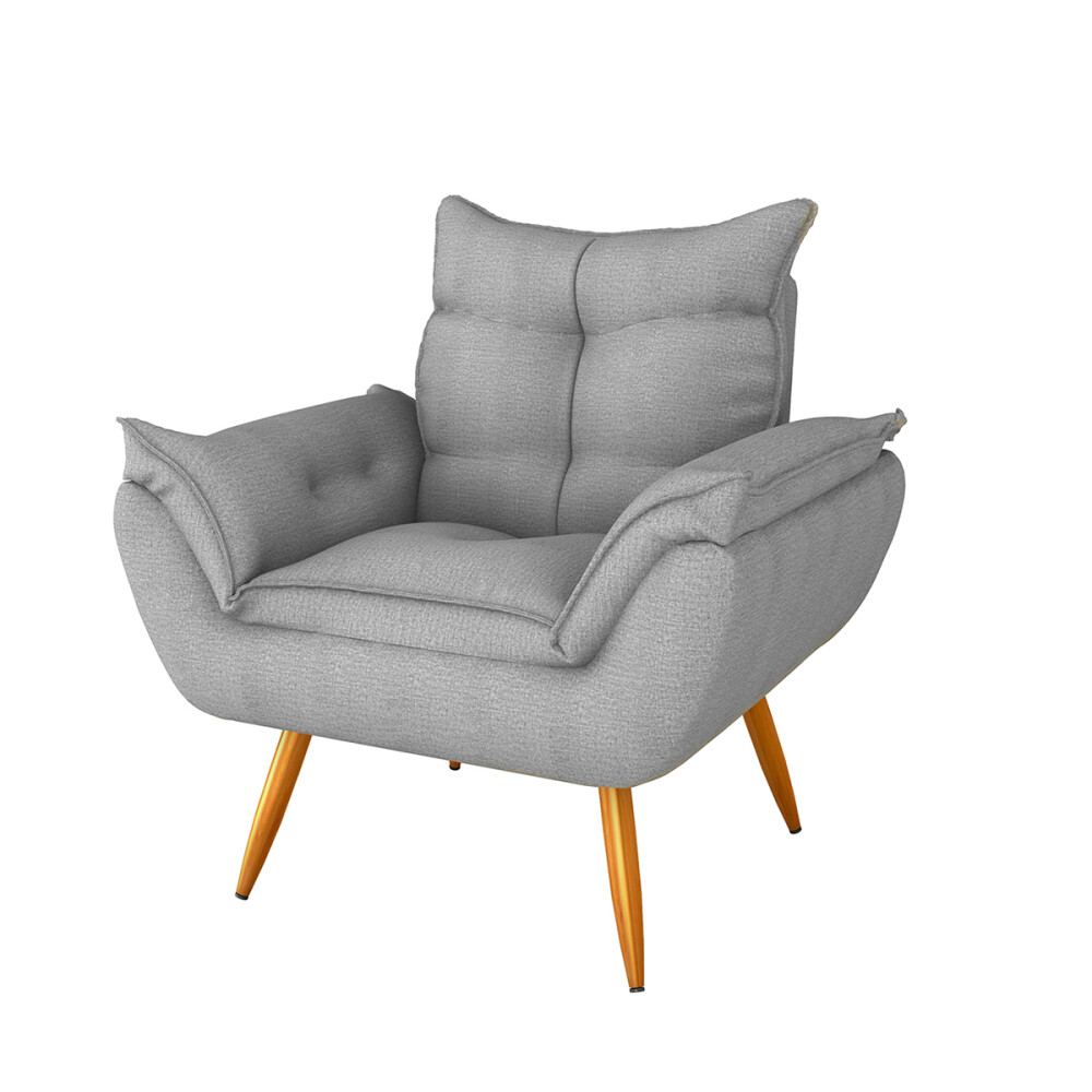 PROMO: Sillón Poltrona Turin 2 unidades Gris