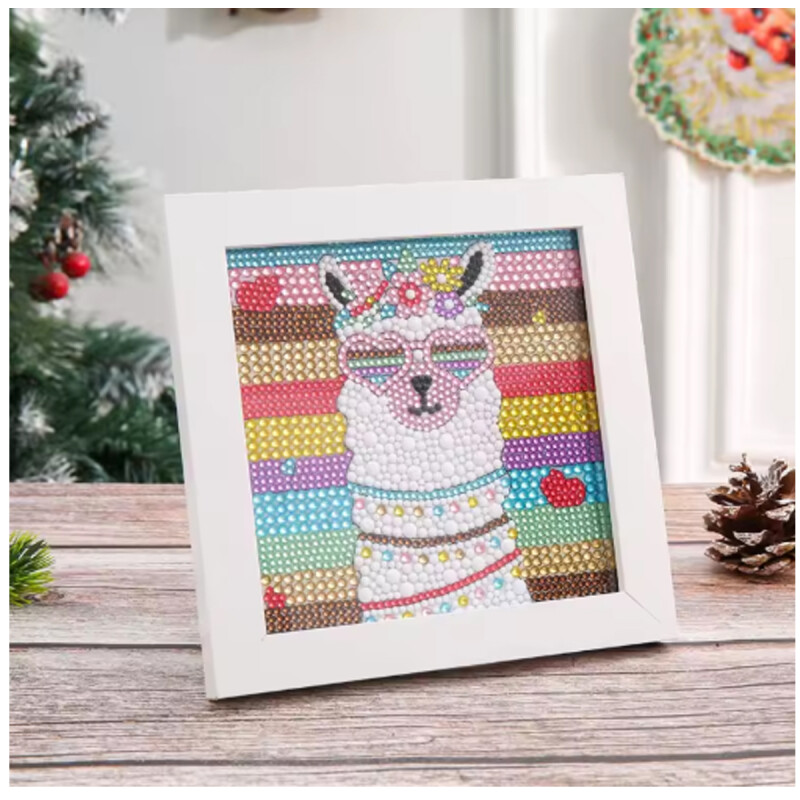 Diamond Painting Cuadritos Llama