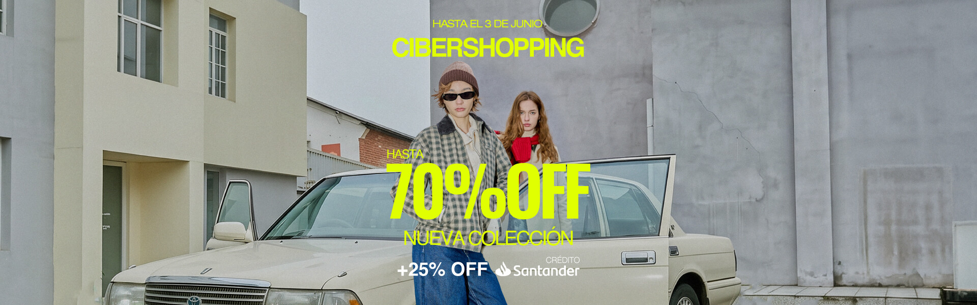 Banner Cibershopping hasta 70% + 25 C Sant