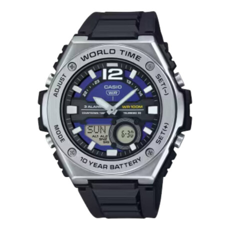 Reloj Casio Resina MWQ-100-2A Acero Silicona