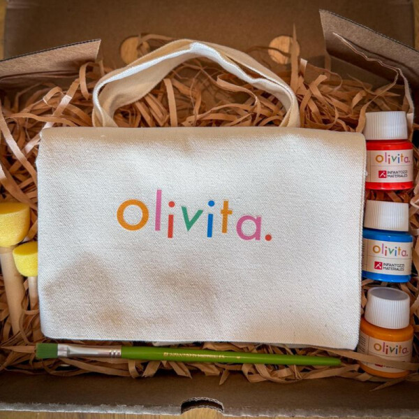 KIT OLIVITA CREA TU TOTE BAG Única