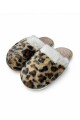 PANTUFLA ANIMAL PRINT Marron