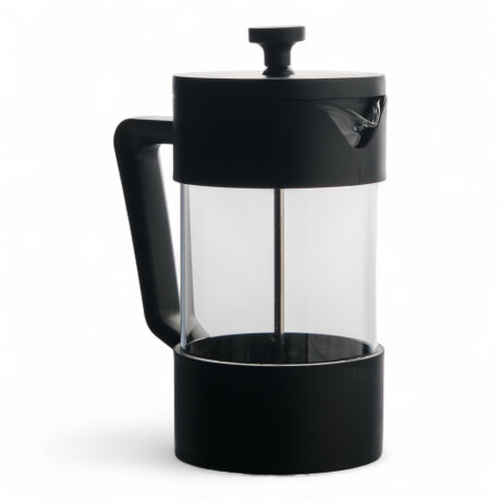 Cafetera Prensa Francesa Borosilicato 600 Ml Filtro Acero Inox 304 Negro