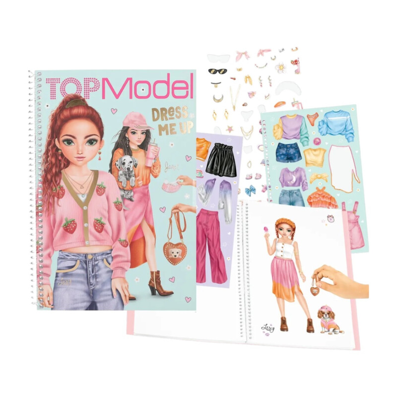 Libro de Stickers Top Model Dress Me Up Libro de Stickers Top Model Dress Me Up