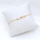 Pulsera En Oro 18K Con Placa De Identidad Pulsera En Oro 18K Con Placa De Identidad