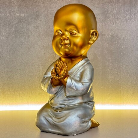 Buda Monje Budista Decorativo Resina 30cm Buda Monje Budista Decorativo Resina 30cm
