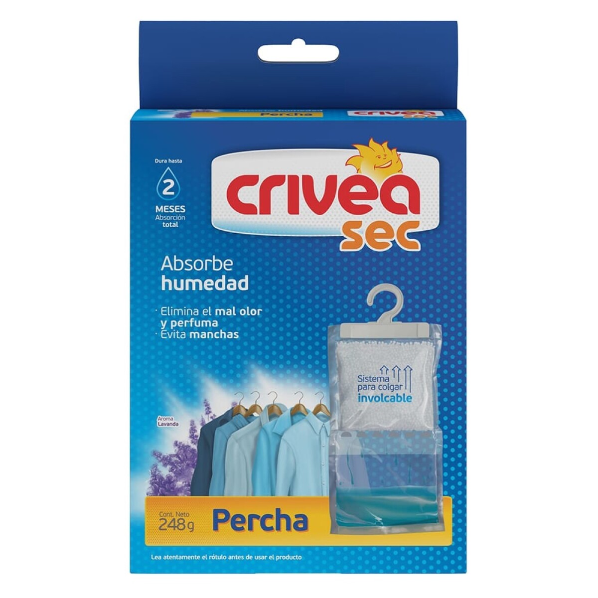 Crivea absorbe humedad - Percha 248g 