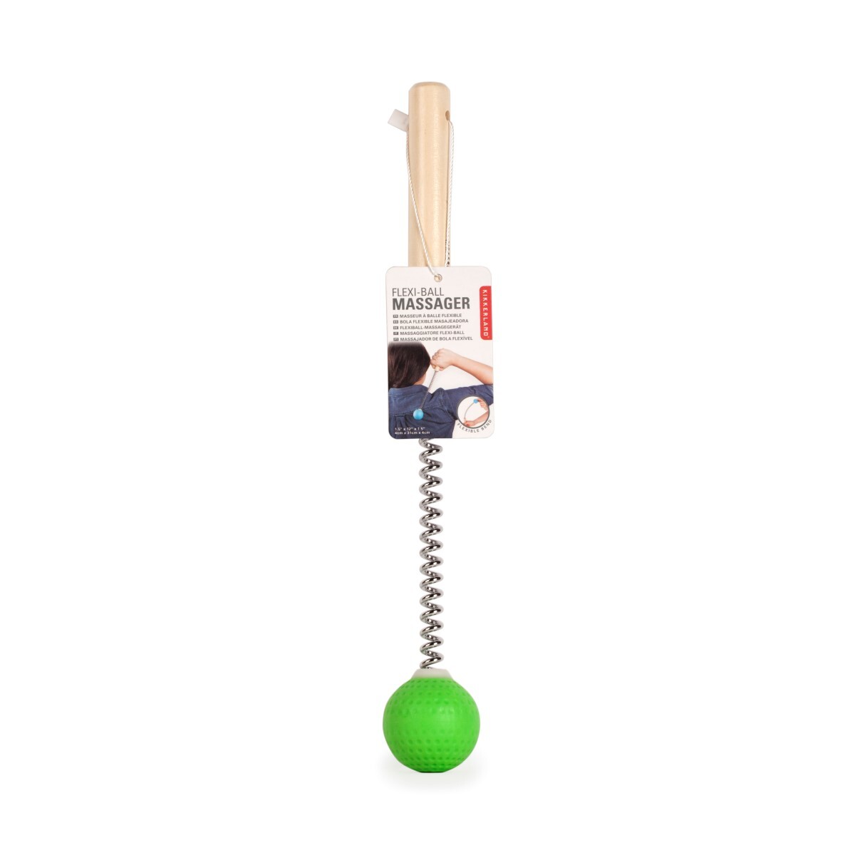 Bola flexible masajeadora - Verde 