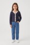Cardigan con ochos AZUL MARINO
