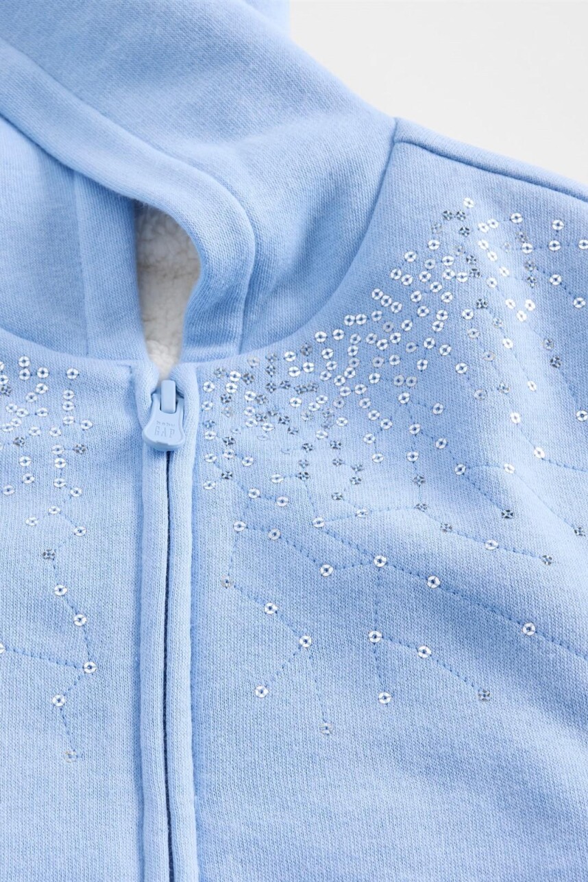 Canguro Con Cierre Corderito Toddler Niña Wind Blue