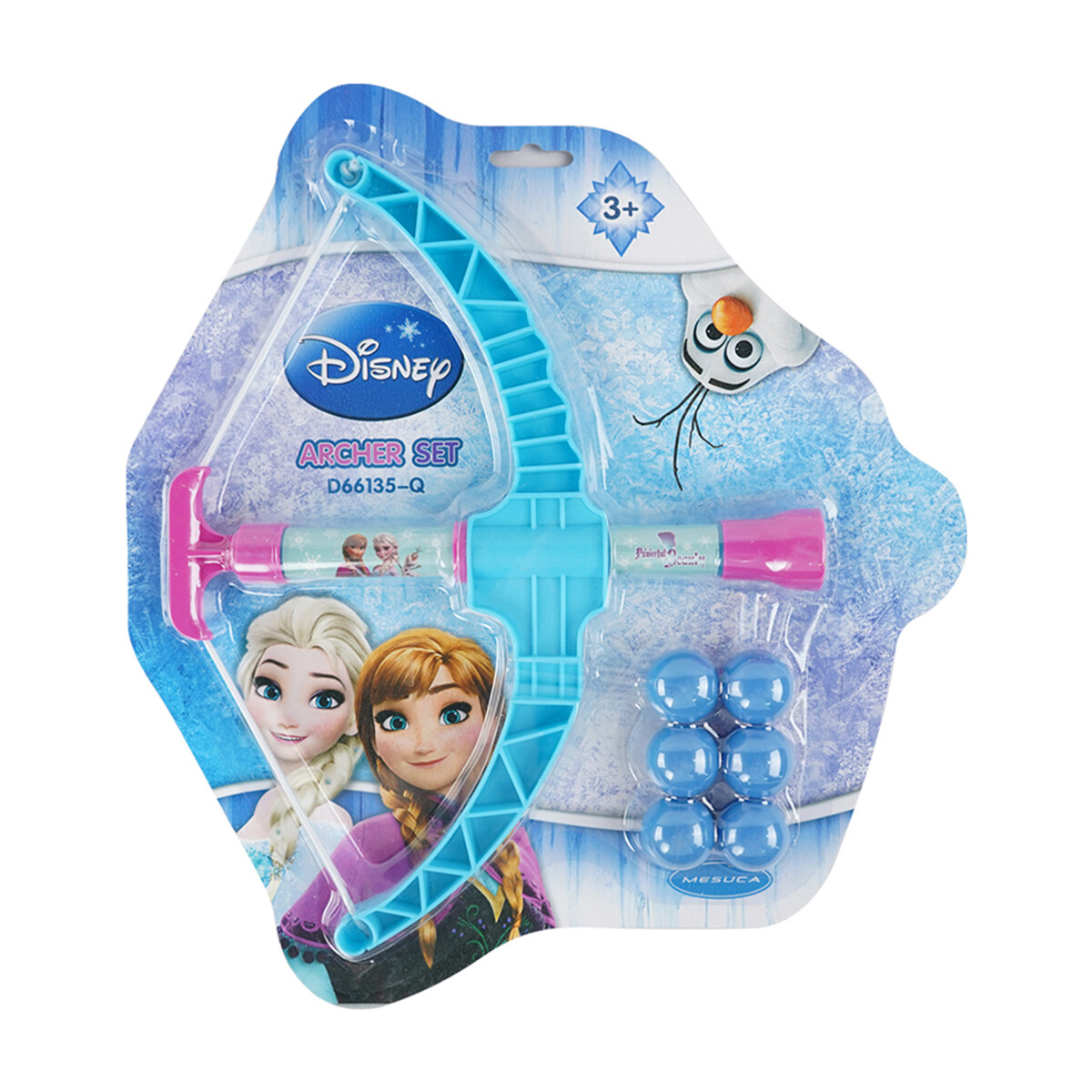 Juguete Set Arco Y Flecha Frozen 28 Cm Con 6 Bolitas 