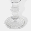 COPA VIDRIO LABRADO CHAMPAGNE 20X7CM BORDE PLATA Unica
