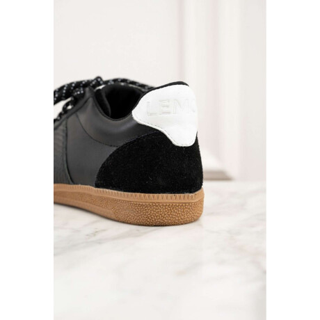 Zapatilla Combinada Negro