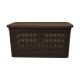 Caja simil ratán 15 lts CHOCOLATE