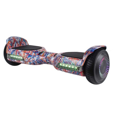 Hoverboard Patineta Eléctrica Gyroor 13 Música Bluetooth Luz Naranja