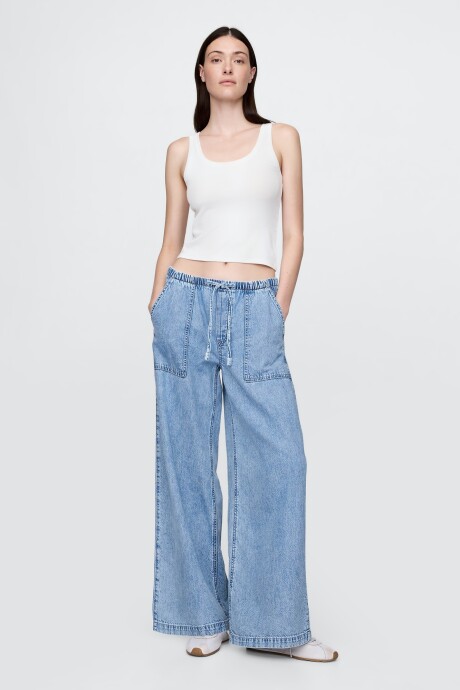 Jean Baggy Easy Mujer Light Indigo 1