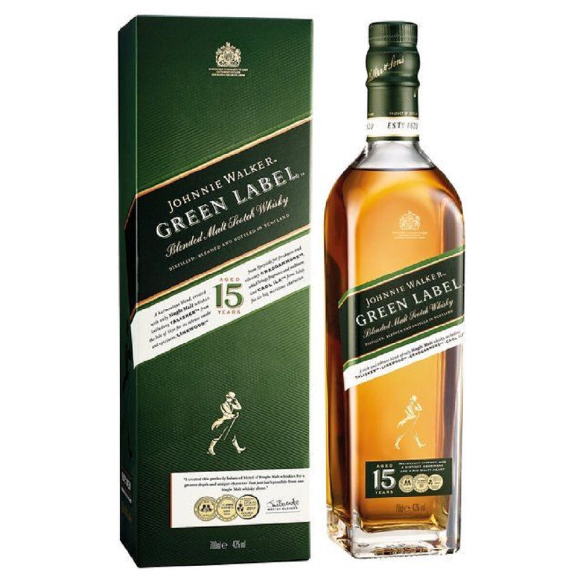 Whisky Johnnie Walker Green Label 750 Ml - 001 