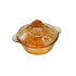 Olla fuente de vidrio ámbar c/tapa Olla Fuente De Vidrio ámbar C/tapa